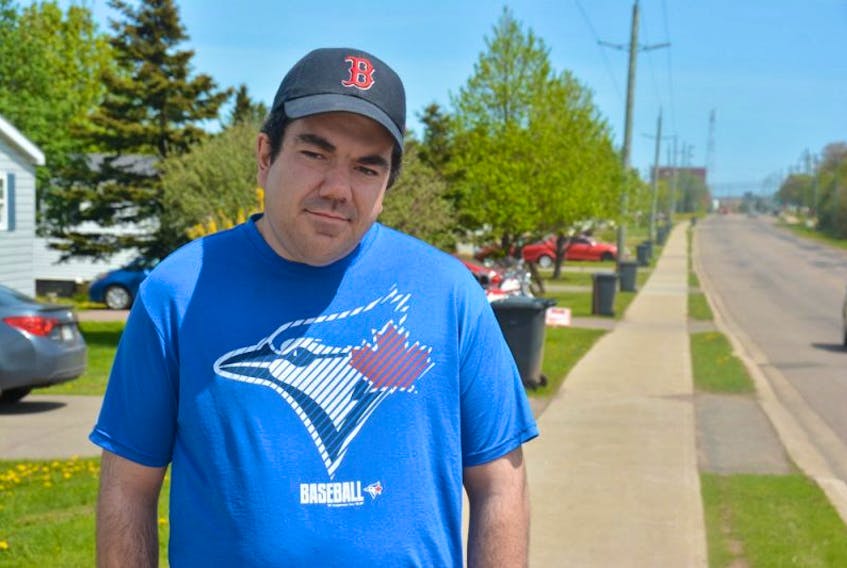 Dylan Allen was doing his job, delivering utility bills, in Summerside recently when a member of group of youths yelled obscenities at him.