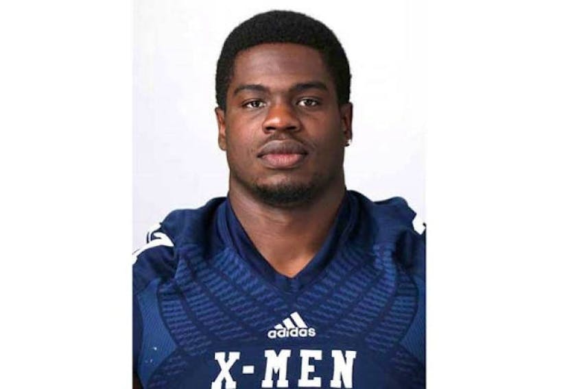 Kay Okafor played for the St. FX X-Men last season after getting his football start with the Holland College Hurricanes.