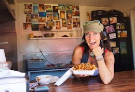 Caron Prins, also known as The Queen of Fries, says her version of fries with the works is a cross between the Island staple and poutine.
