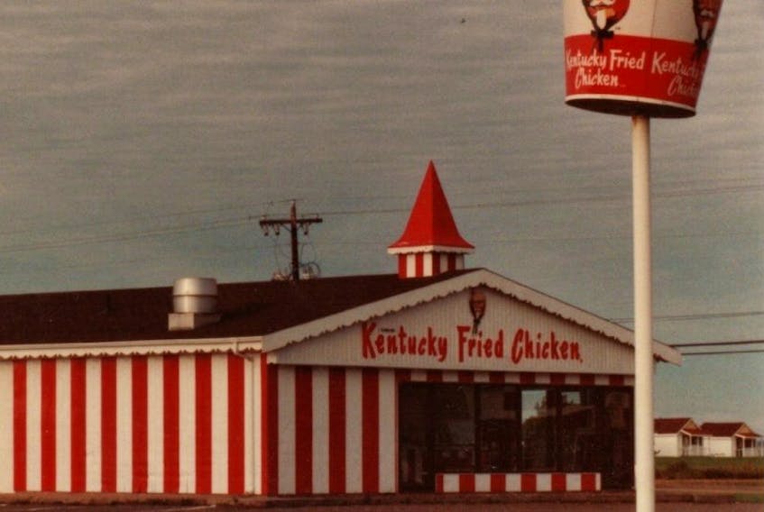 This photo of a Kentucky Fried Chicken outlet was taken in 1975 — the year the fast food restaurant opened in Stratford. The location was closed for good Dec. 31 leaving owner/operator Angus Davies exploring options to “revitalize’’ the property. 