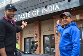 Paul Sohi, left, and Sam Semwal have always dreamed of owning their own restaurant. That dream will become reality later this month when they open the Indian restaurant Taste of India on Kent Street in Charlottetown.