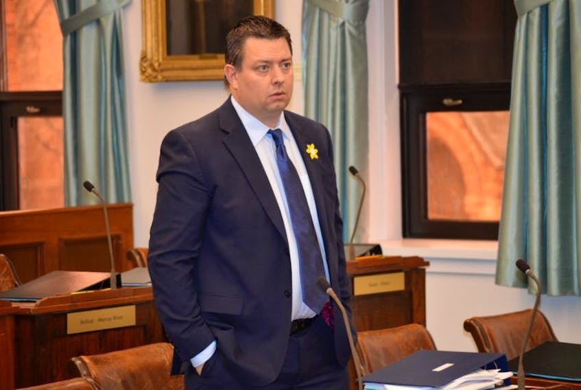 Opposition MLA Matthew MacKay questioned government Wednesday in the legislature on why the Mill River property was sold at a fire sale price. 