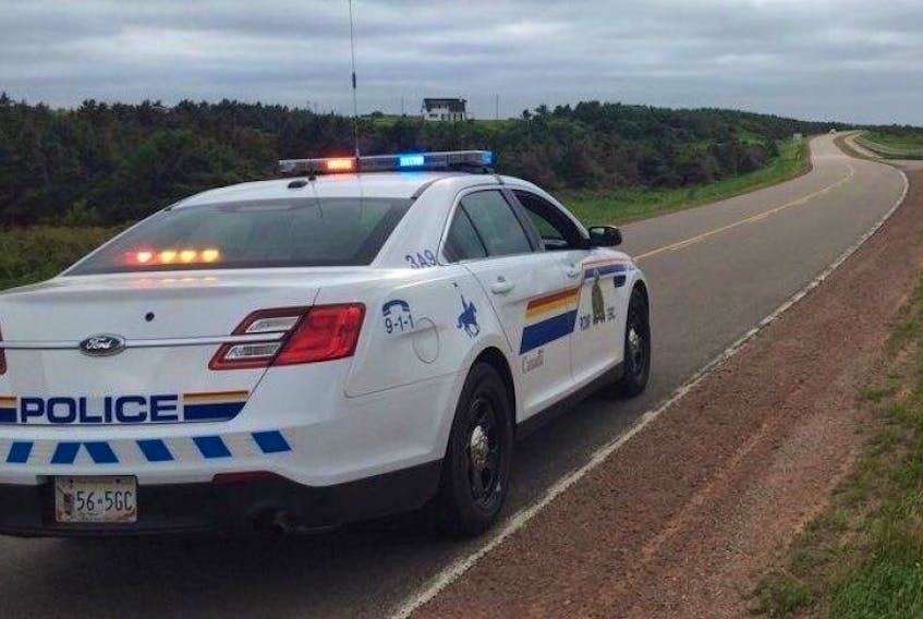 An RCMP cruiser goes down a P.E.I. road in this file photo.