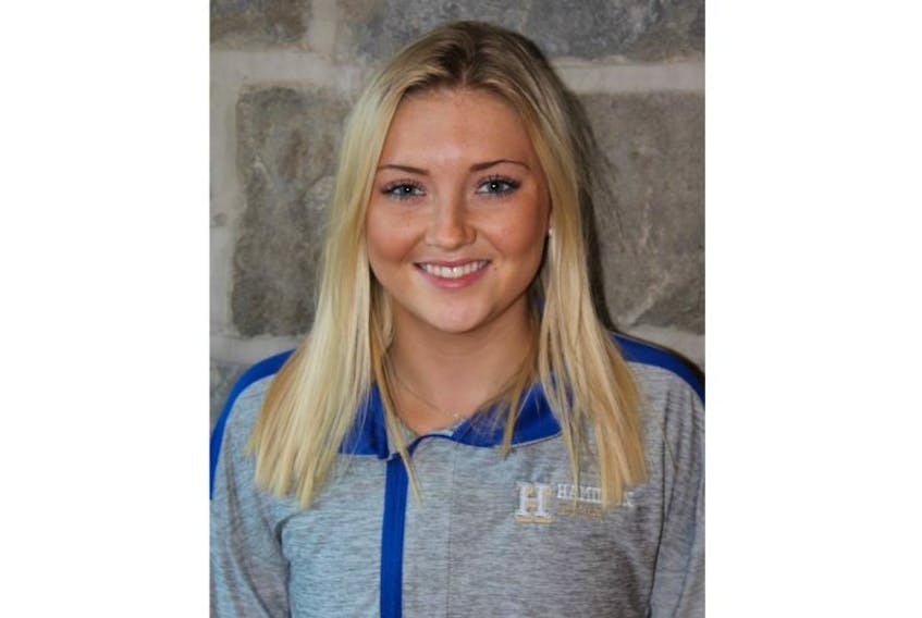 Katie Parkman is playing hockey at Hamilton College in Clinton, N.Y.