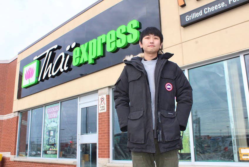 Shibin Xu (shown) and his business partner He Liu will open a Thai Express Restaurant in the Prince Street Plaza in March. The venture is expected to create more than 10 jobs. GREG MCNEIL/CAPE BRETON POST