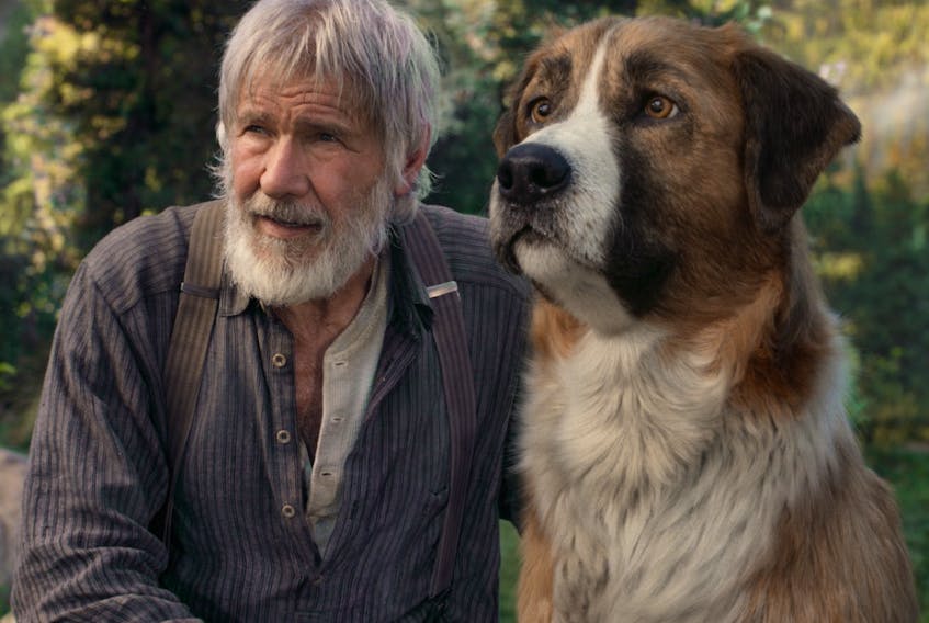 Harrison Ford and Buck are equal in acting skills, but that's because one of them's a digital construct.