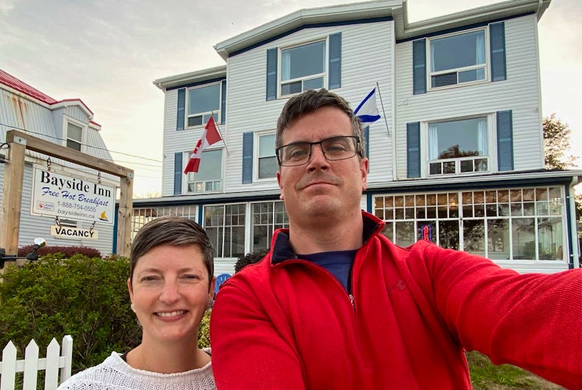 Angela Turner and Bobby Morgan say purchasing and operating the Bayside Inn in Digby has been a dream come true. CONTRIBUTED