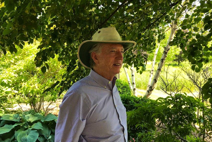 A hat to wear while working outside, like the one Mark Cullen is sporting, could make a good Christmas gift for a gardener this year.