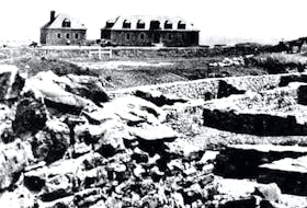 Ruins of the Fortress of Louisbourg, 1938. Canadian National Parks Bureau. 