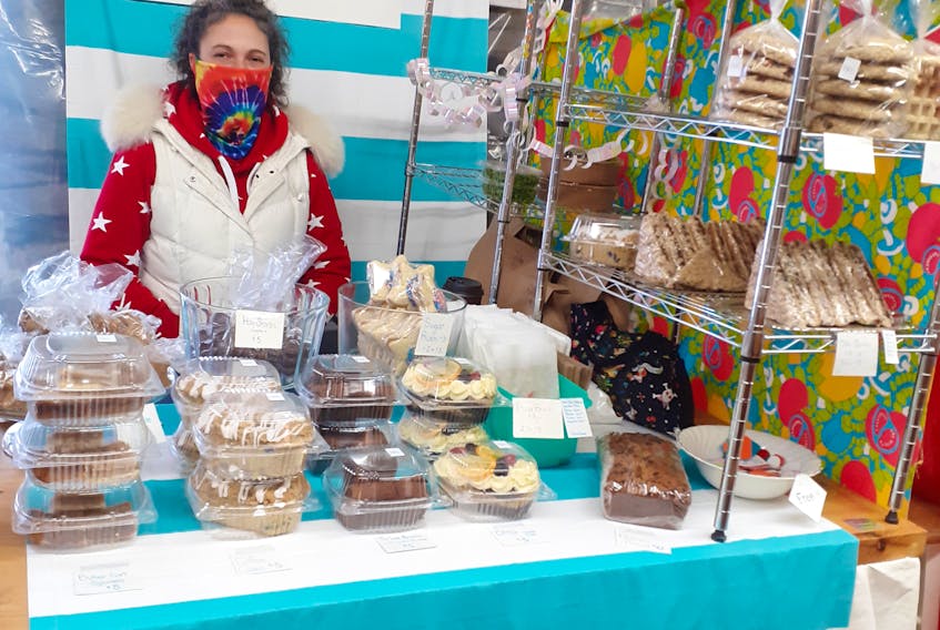 Mariah Morningstar’s Blue Ribbon Baking is one of the regular vendors at the Yarmouth Farmers’ Community Market. 
