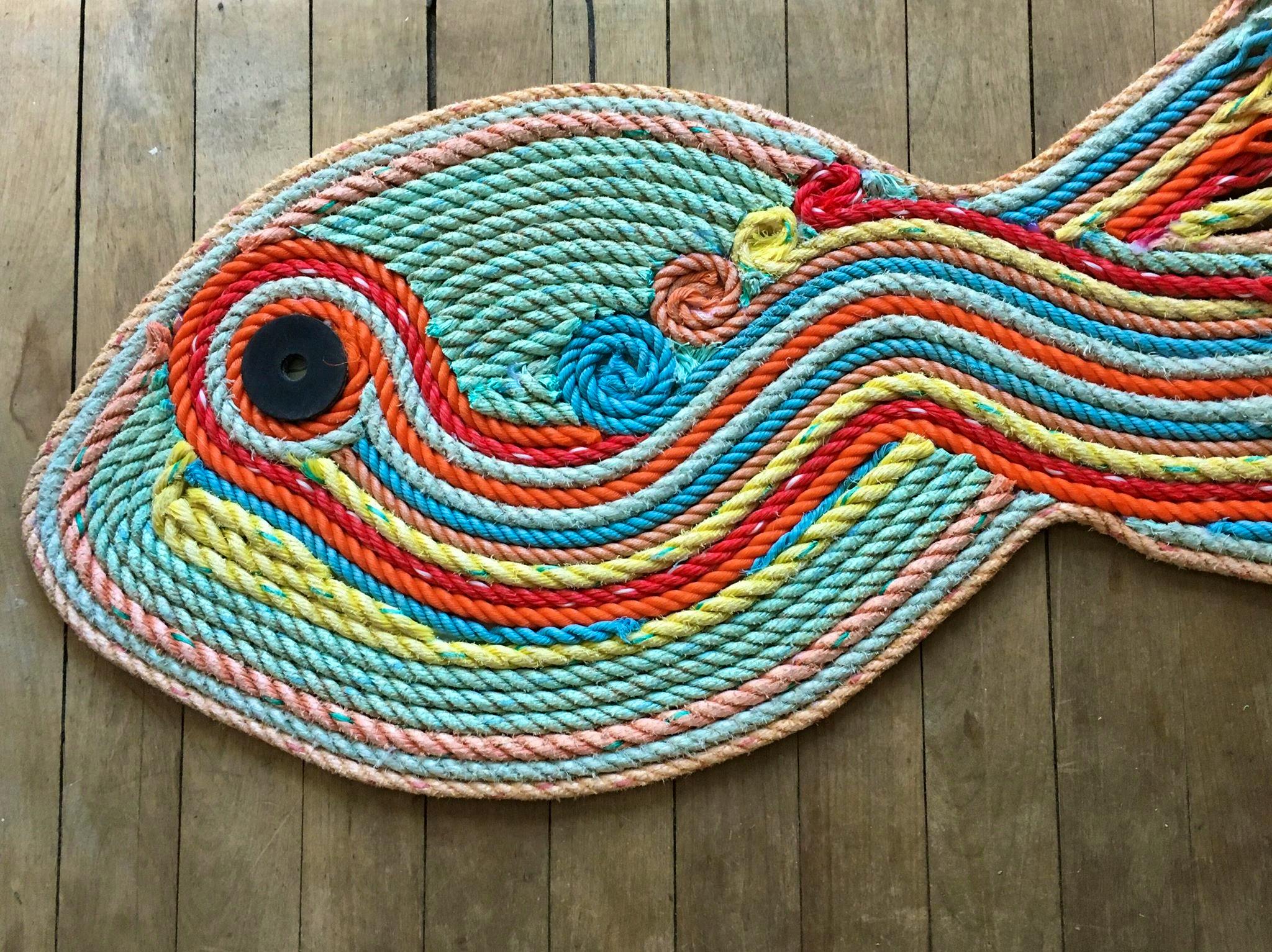 The whales will thank her: Nova Scotia woman's reclaimed rope decor weaves  a creative hobby into help for the environment