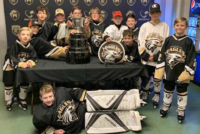 The Northeast Eagles peewee ‘C’ all-stars from the Northeast Minor Hockey Association are in the running for this year’s Chevrolet Good Deeds Cup. The Eagles are one of 10 regional finalists. Voting will be conducted until Feb. 9 to determine the winner. To vote, visit www.ChevroletGoodDeedsCup.ca — Submitted
