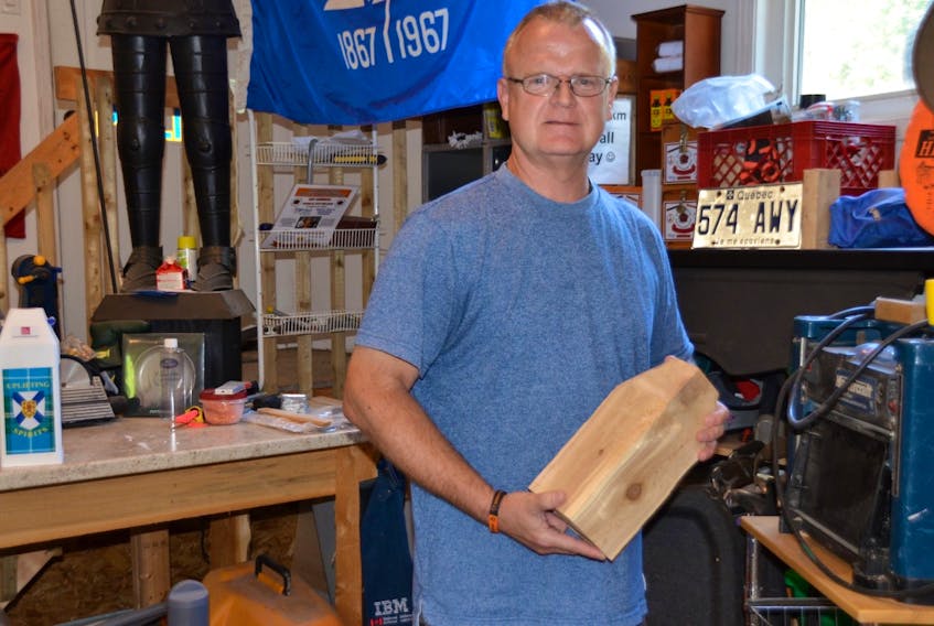 Craig McCormick, a retired OPP officer, has made and sold more than 400 spirit-lifting buoys as a fundraiser for the families of last April's N.S. shooting victims.