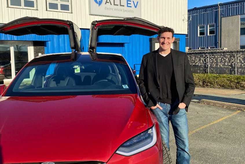 Jeff Farwell, chief executive officer of the All EV Canada, expects electric vehicle sales to take off faster in Nova Scotia than craft beer.