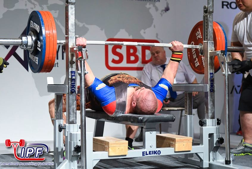 John MacDonald of Charlottetown is scheduled to lift at the North American Powerlifting Federation’s North American regional powerlifting championships in Costa Rica on Friday.
