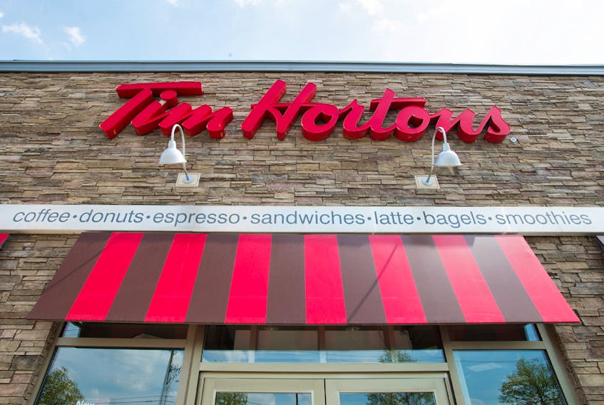 Tim Hortons said in a statement that it has discontinued its practice of tracking users’ location when the app is not open.