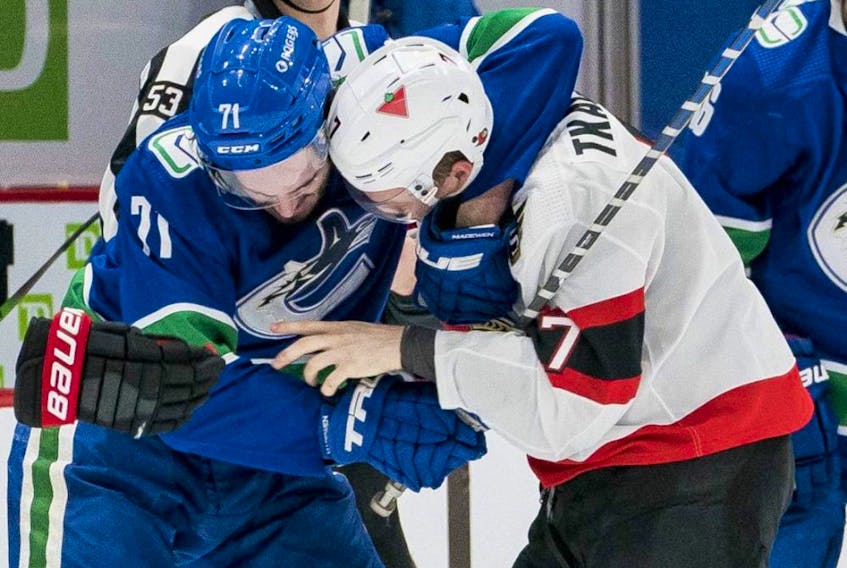 Senators are breathing down the necks of the sixth place Canucks.