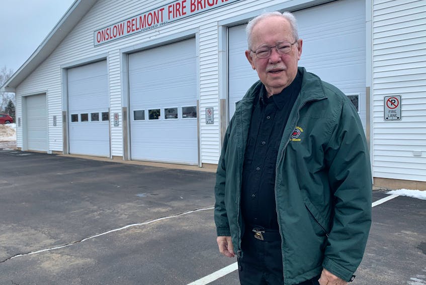 Charles MacKenzie has been a volunteer firefighter for Onslow-Belmont for 51 years. He says firefighting has provided him an opportunity to give back to his community, while making lifelong friends along the way.  - Joey Smith/Colchester Wire