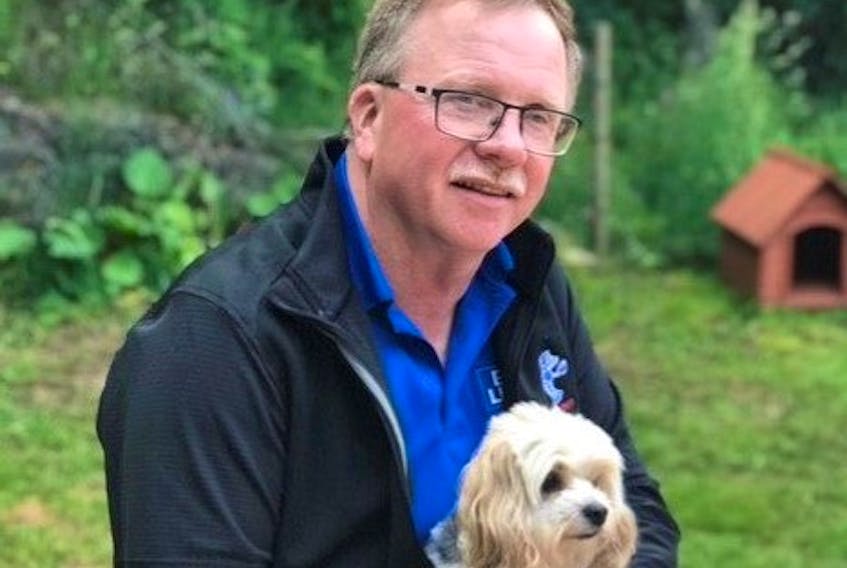 Paul Mason, with canine friend Marli, feels blessed to live in Cole Harbour. He’s happy a new paper, The Cole Harbour Wire, will capture great things happening in the area. CONTRIBUTED