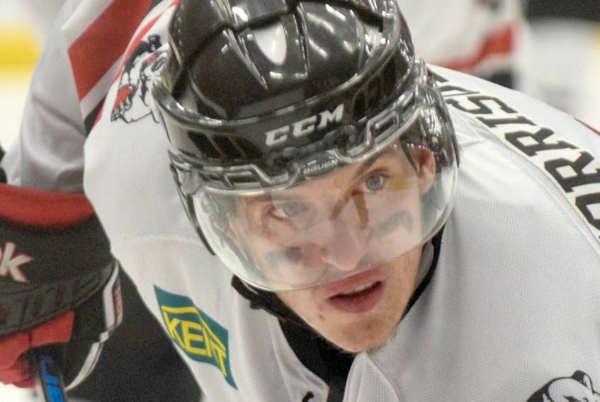 Connor Morrison is sidelined with an ankle injury, but is expected to give the Truro Bearcats a boost when he rejoins his teammates in two-to-three weeks.