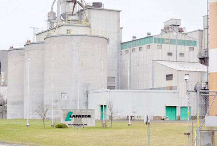 The Lafarge cement plant near Brookfield.