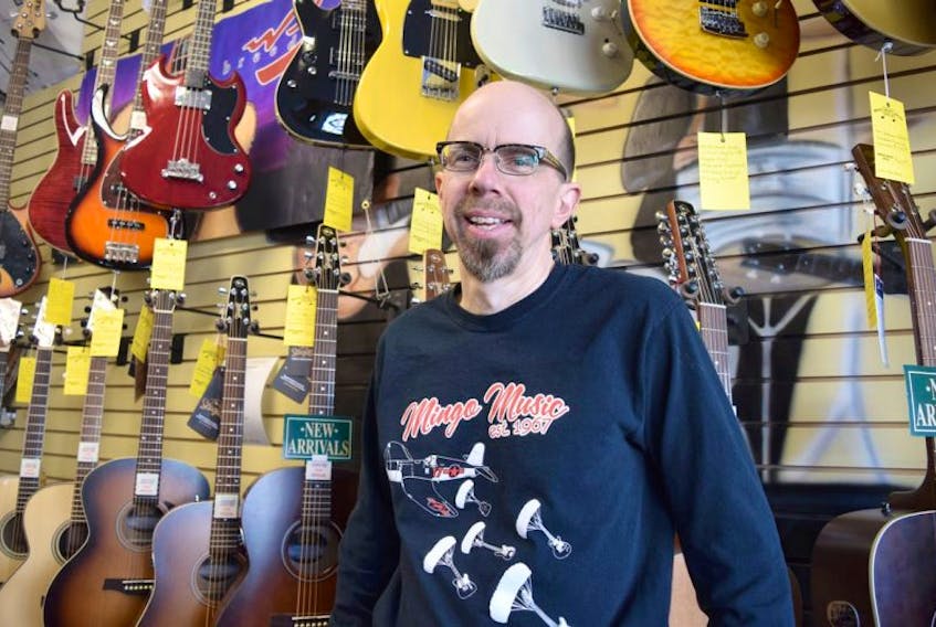 Dave Mingo is getting ready to host the 18th annual Mingo’s Guitar Show and Sale at the Marigold Cultural Centre on April 22.