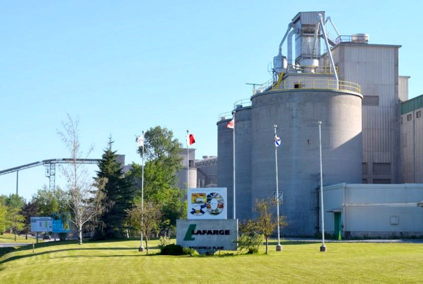The Lafarge cement plant in Brookfield.