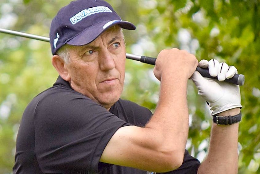 Steve Locke of the Truro Golf Club carded a round of even-par 70 on Tuesday at the Canadian senior men’s golf championship.