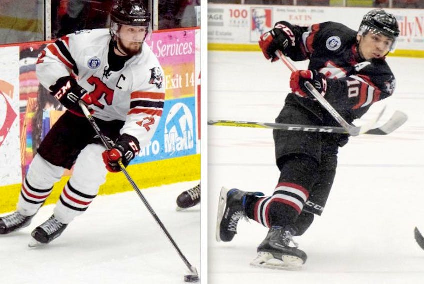 Kyle Tibbo and Brandon Hughes were key players for the Truro Bearcats last season and helped the team win the Maritime Junior Hockey League title. Now, they are taking their talents to Ryerson University in Toronto where they will suit up for the Rams.