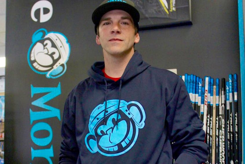 Aside from his bicycle repairs and retail business through Bike Monkey, owner Jeff Simms offers winter sports gear and skate sharpening services under his Ice Monkey brand. He’s hoping he Hometown Hockey tour stop will boost business throughout the area.
