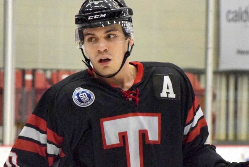Truro Bearcats alternate captain Brandon Hughes is a big part of the Truro Bearcats’ success this season in the Maritime Junior Hockey League.