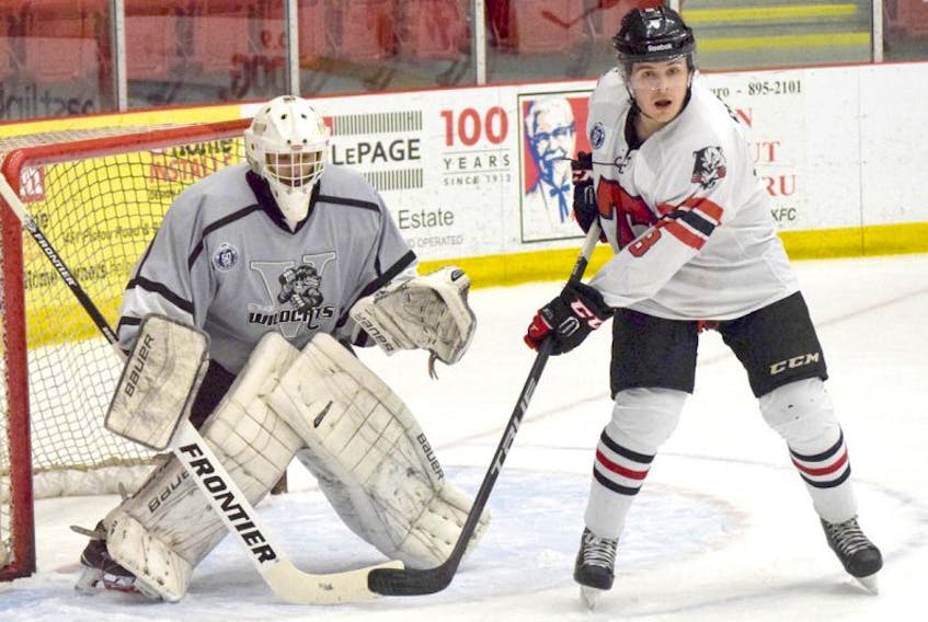 Truro Bearcats forward Ryan Porter notched his first MHL goal last week against the Valley Wildcats.