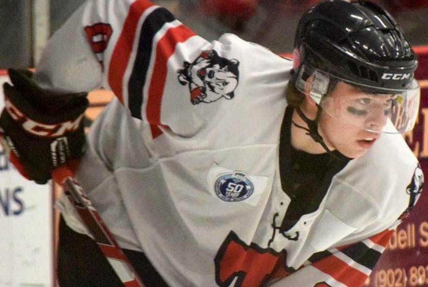 Truro Bearcats fast-skating left-winger Cam MacLeod has been outstanding during playoff hockey.