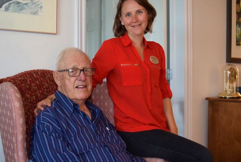 Eric McDade, a resident at Parkland Retirement Living in Truro, will be knocking an item off his bucket list by throwing out the first pitch at the Bearcats game on Friday, thanks to arrangements made by the facility’s recreational coordinator Vickie Proctor.
