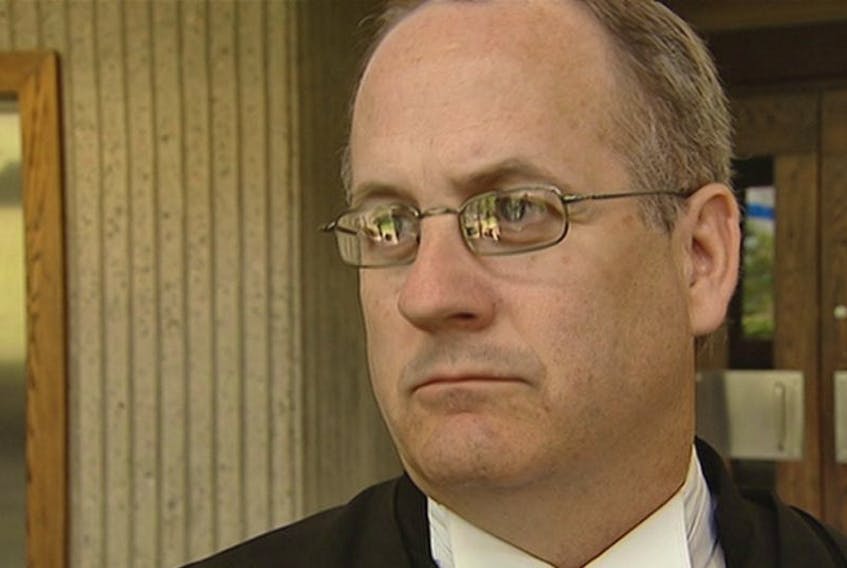 Judge Lenahan when he was a Crown prosecutor in 2009. (Courtesy CBC)
