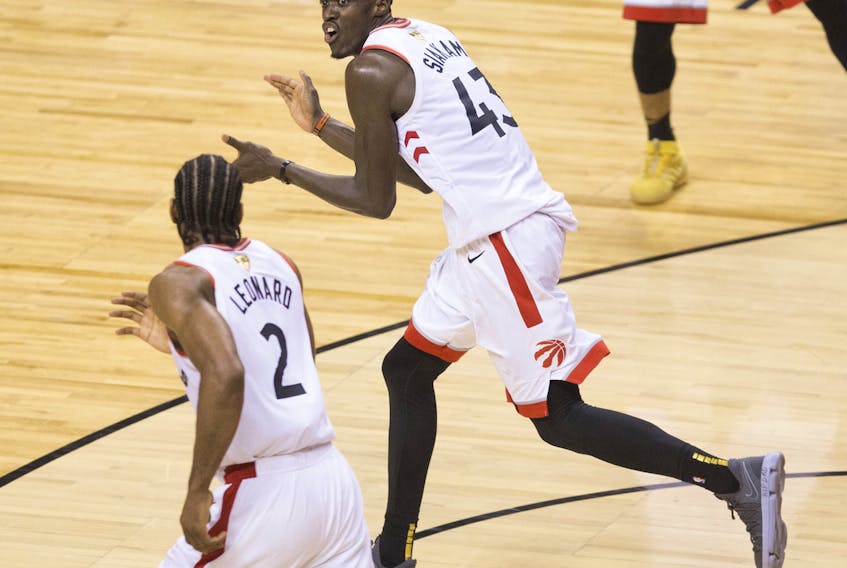 With Kawhi Leonard off his game a bit, Toronto Raptors forward Pascal Siakam stepped up big-time in Toronto's Game 1 NBA Finals victory last May.