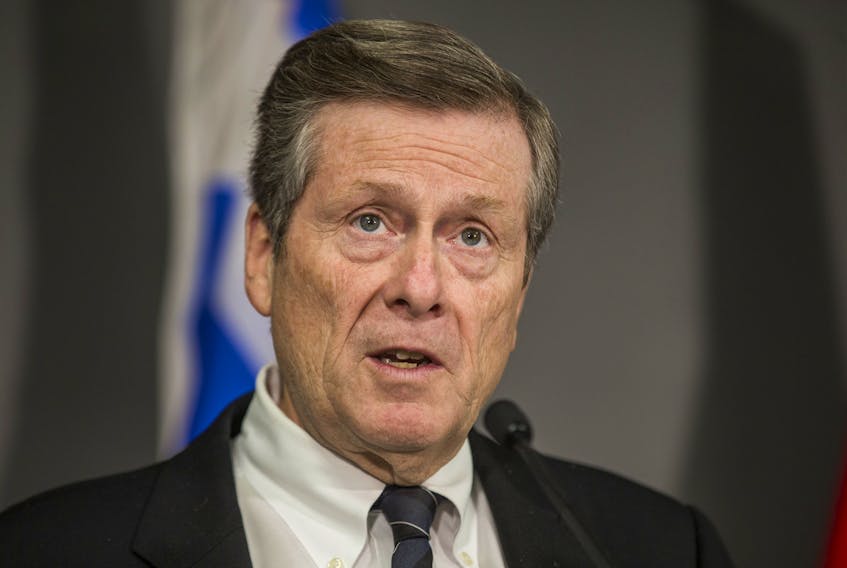 Mayor John Tory is all for Toronto being a hub city when the NHL returns to action.
