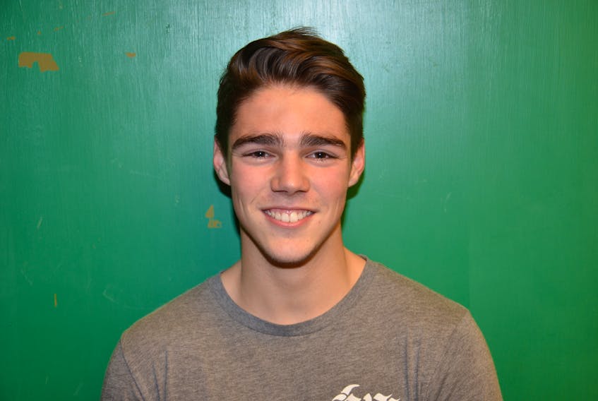 Jordan Arsenault is the Greco Pizza/Capt. Sub student-athlete of the month at Three Oaks Senior High School in Summerside.