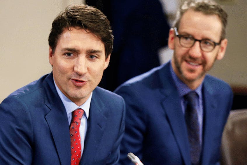  Prime Minister Justin Trudeau and his then-principal secretary Gerald Butts in February 2017.