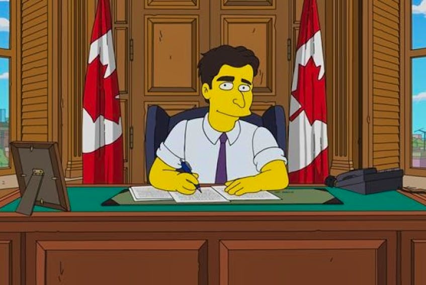 Prime Minister Justin Trudeau will be featured on the April 28, 2019 episode of The Simpsons, called D'Oh Canada, and will be voiced by Antigonish native Lucas Meyer. - City TV