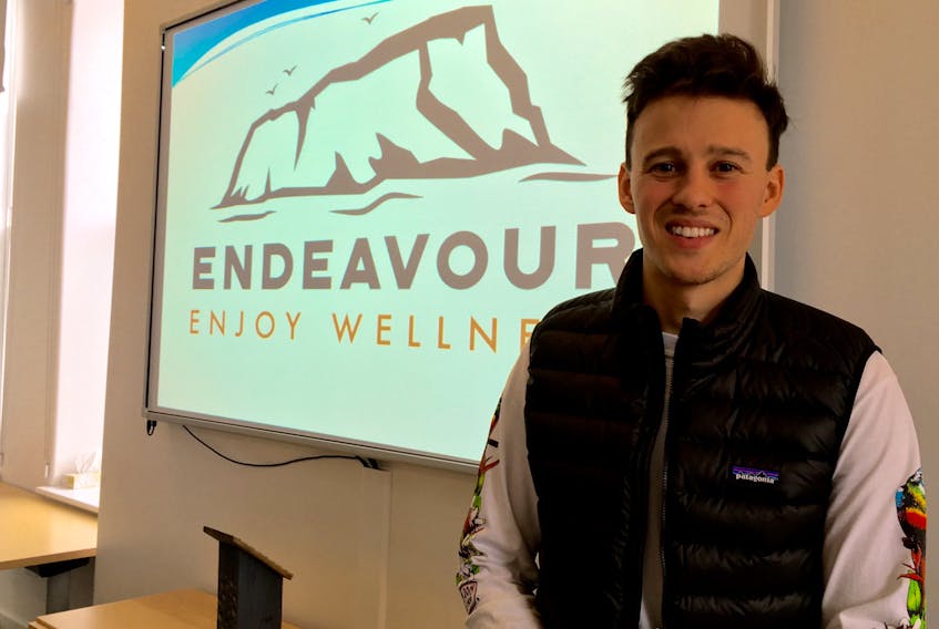 Will McClafferty is a partner in Endeavour Wellness Products. The company is providing nutritious products in packages that will compost. LYNN CURWIN/TRURO NEWS