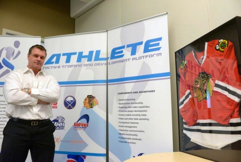 Former UPEI Panthers hockey forward Dave ‘Tucker’ Flanagan has hung up the skates and is now stickhandling with MJL Enterprises in Charlottetown. MJL developed a software product called I-Athlete that is currently being used by NHL teams like the Chicago Blackhawks and Toronto Maple Leafs.