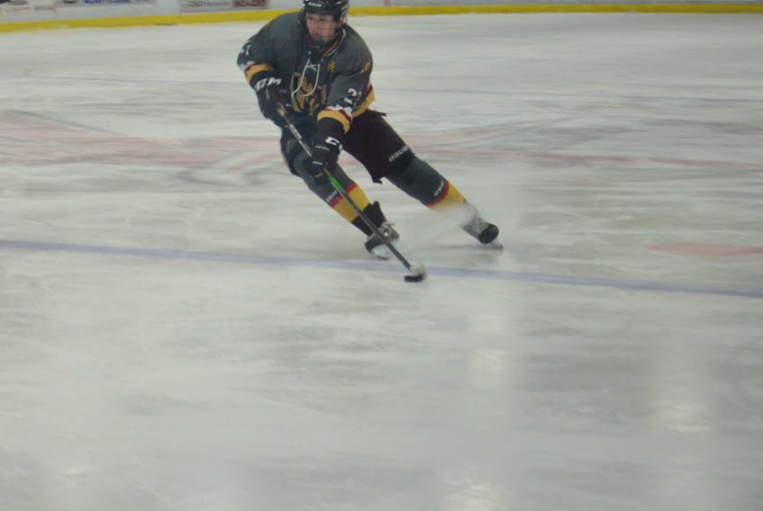 Cameron MacLean scored the winning goal for the Charlottetown Knights on Sunday afternoon. The Knights edged the Northern Moose 3-2 in a New Brunswick/Prince Edward Island Major Midget Hockey League game in Bathurst, N.B.