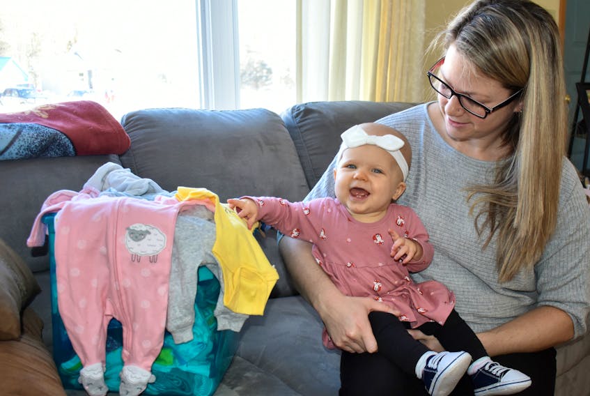 Katrina Hutchinson is donating her daughter’s colourful little preemie clothes to Summerside's Prince County Hospital maternity ward and the Neonatal Intensive Care Unit (NICU) in Moncton Hospital.