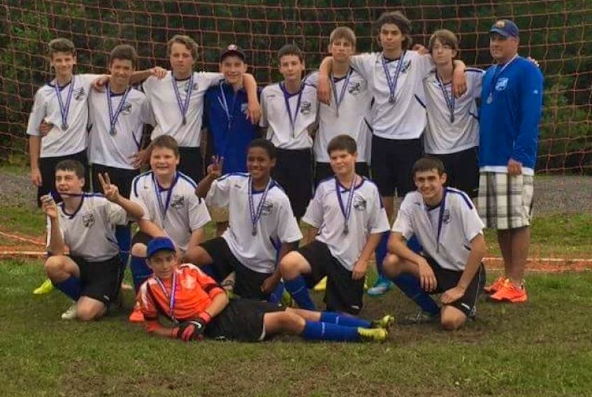Yarmouth PetValu Clippers U14 boys soccer team wins silver at provincials.
