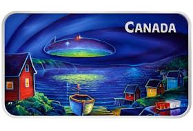 This new collectible coin from the Royal Canadian Mint re-creates the legend of the 1978 UFO sighting over Clarenville, NL.