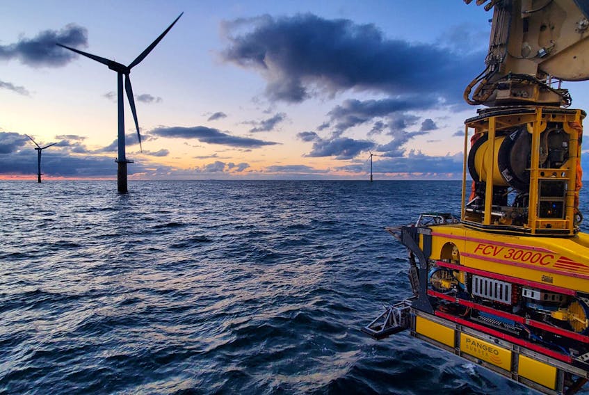 Newfoundland and Labrador company Pangeo Subsea has conducted business in Europe's offshore wind energy sector for a number of years. — Photo by Graham Fox