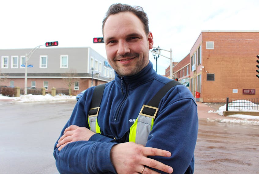 Dmytro Ponomarov and his family moved to Canada in 2016 following the outbreak of violence in the Ukraine in 2014. Five months after moving to P.E.I. he was hired by Eastlink. MILLICENT MCKAY/JOURNAL PIONEER