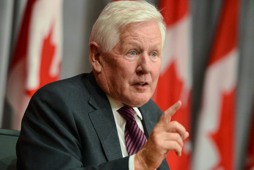 Bob Rae attends a press conference regarding his appointment as the next ambassador to the United Nations, on Parliament Hill in Ottawa on July 6.
