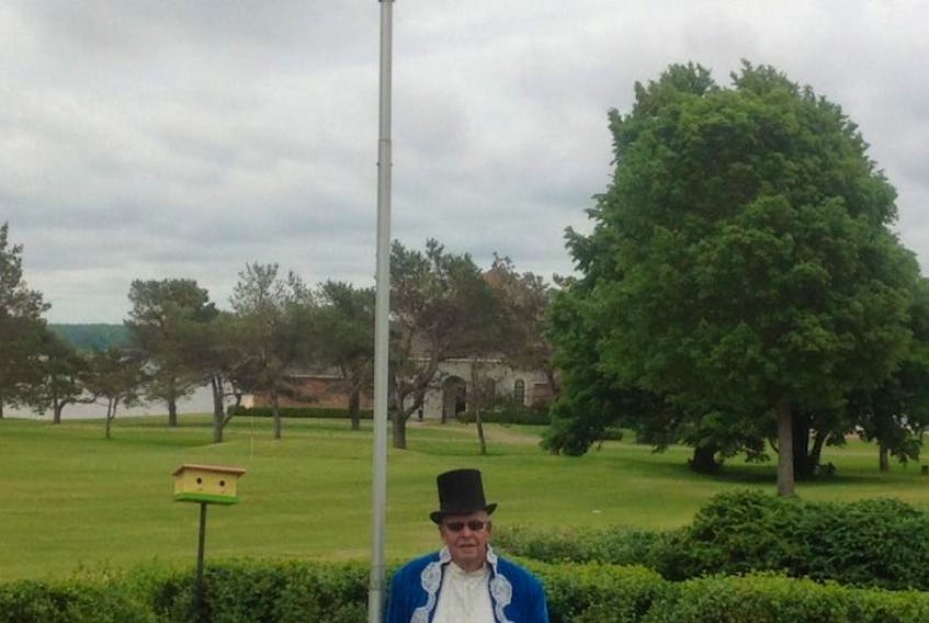 Layton Schurman of Summerside donned a Father of Confederation costume to mark Canada's 150th birthday.